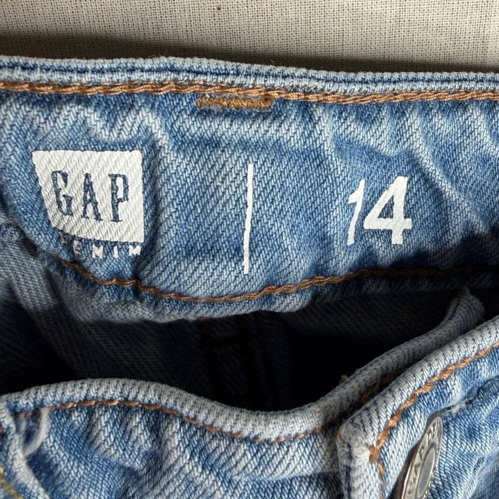 Gap Denim Kids Distressed‎ Skirts size 14 Blue